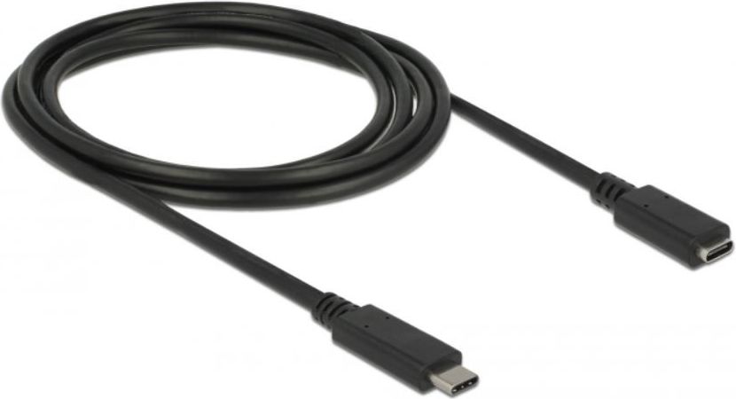 USB kábel Delock Extension USB-C 3.1 2 m čierny (85542)