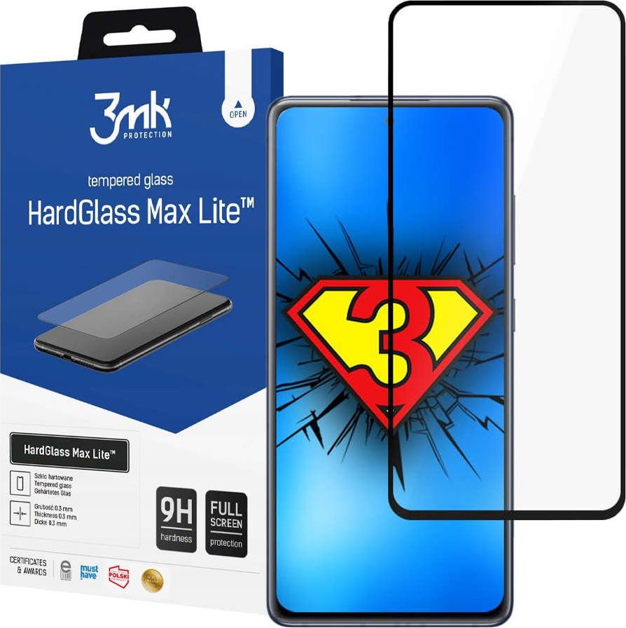 3MK 3MK Hartglass Max Lite Glass Glass for Galaxy S20 Fe 5G/ S20 Lite Black