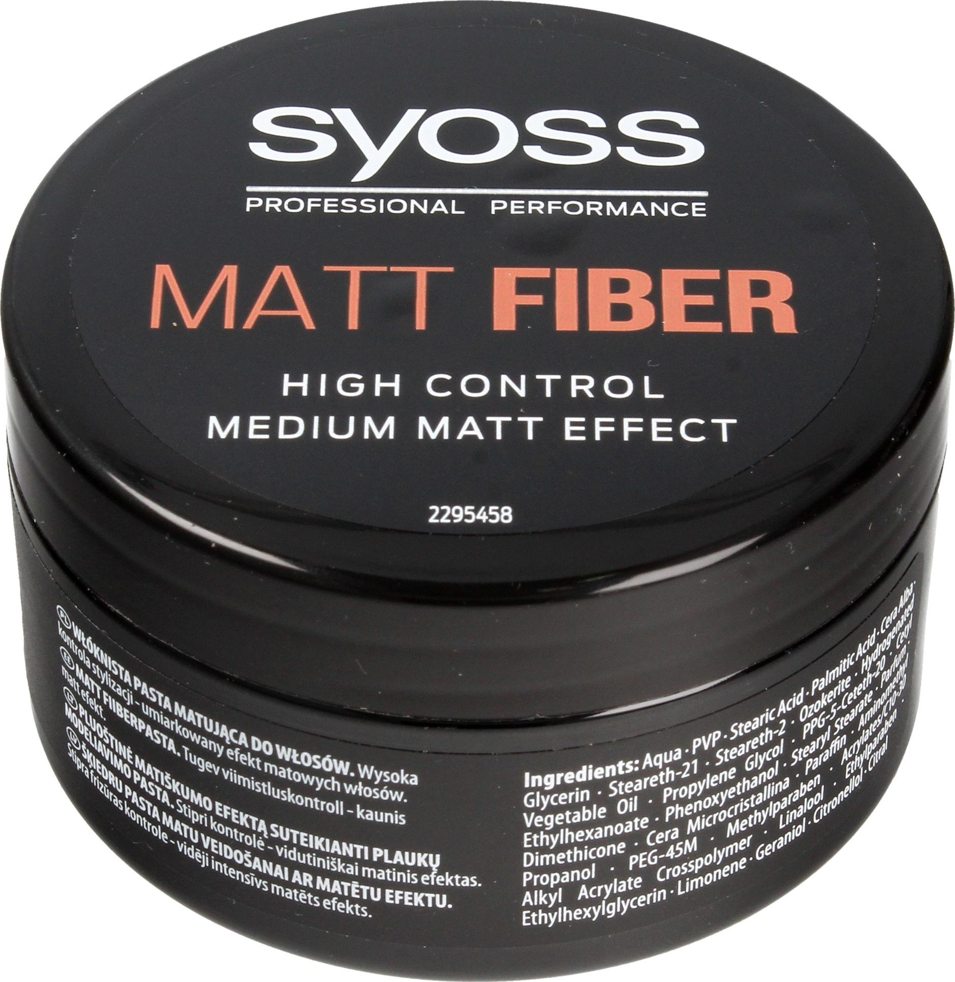 Syoss Matt Fiber pasta na vlasy 100 ml