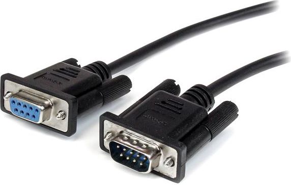 STARTECH 2m Straight Through Serial Cable M/F BK, STARTECH 2m Straight Through Serial Cable M/F BK - MXT1002MBK