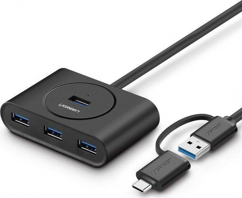 HUB USB 3.0 + USB-C 3.1 UGREEN 4-port  OTG