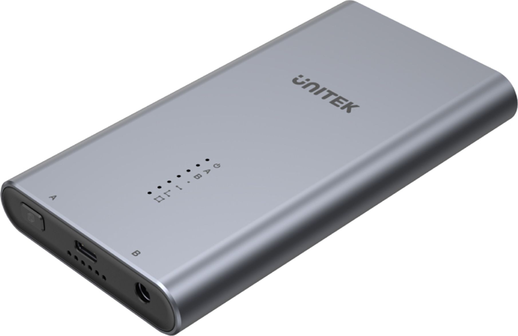 UNITEK S1206A SolidForce USB-C to PCIe/NVMe M.2 SSD 10 Gbps Dual Bay Enclosure with Offline Clone