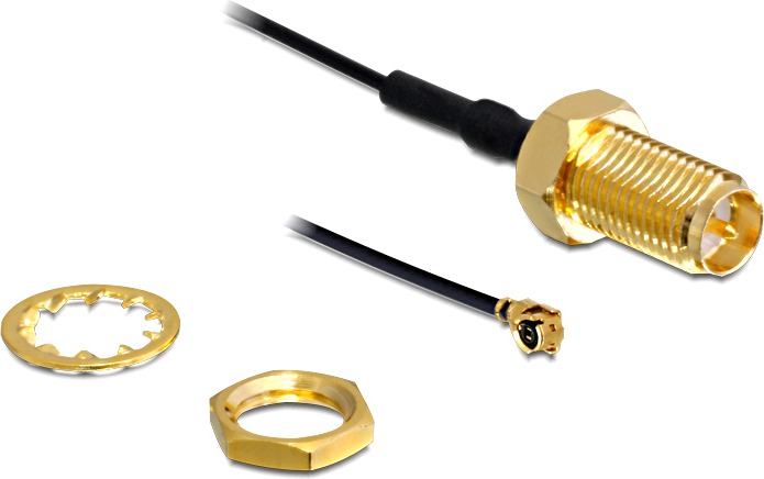 Delock Kabel I-PEX - RP-SMA 0,5m