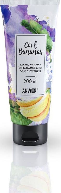 Anwen Anwen Cool Bananas banánová chladivá barevná maska pro blond vlasy 200ml