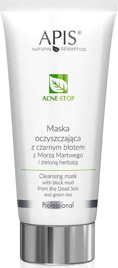 APIS Acne-Stop Purifying Mask s bahnem z Černého Mrtvého moře a zeleným čajem 200 ml