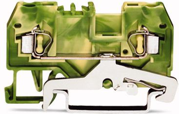 Konektor ochranné železnice WAGO 2,5 mm2 žluto-zelená (280-907)