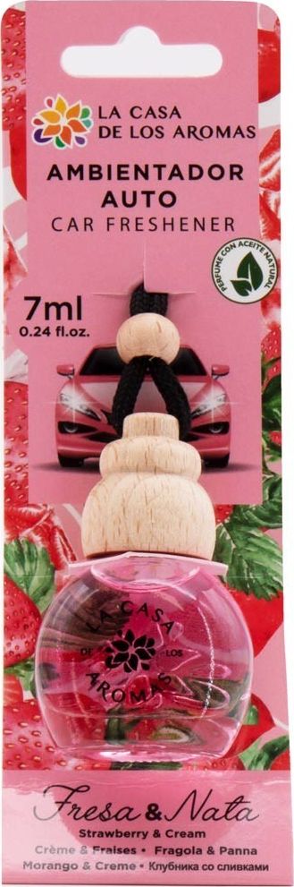 La casa de los aromas la casa de los aromas a car osvěžovač auto osvěžovač jahody 7ml | Doručení zdarma od PLN 250