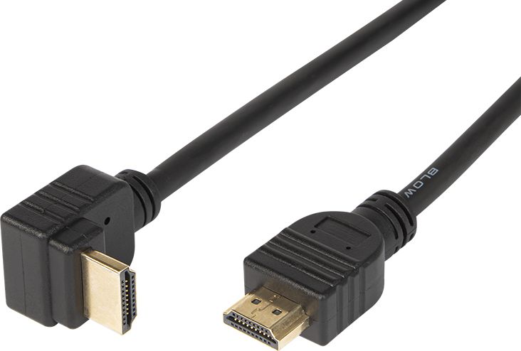 BLOW CONNECTION HDMI-HDMI CLASSIC ANGLE 1.5M BLACK
