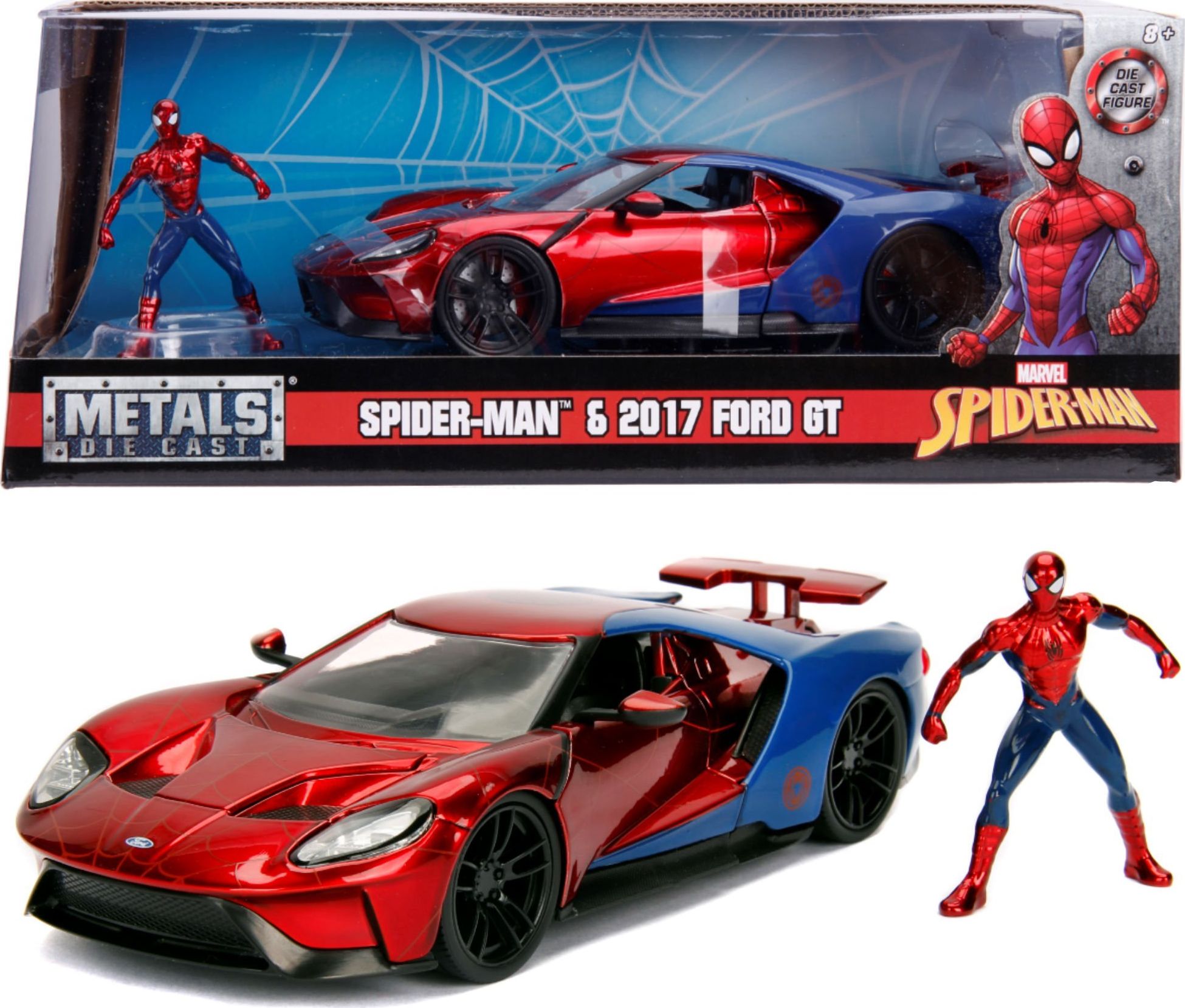 Marvel Spiderman 2017 Ford GT 1/24