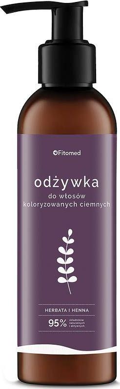 FIMOMED FICTOMED Tmavé vlasové kondicionér Tmavý čaj a henna 200g | Doručení zdarma od PLN 250