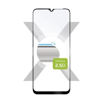 Tvrzené sklo FIXED pro Samsung  Galaxy A21s lepení přes celý displej, černé