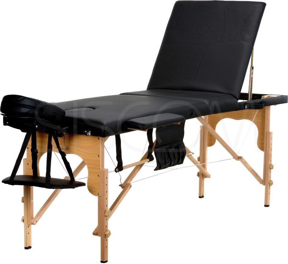 BodyFit Massage Bed Black 3 Segmented + Accessories + Free BAG