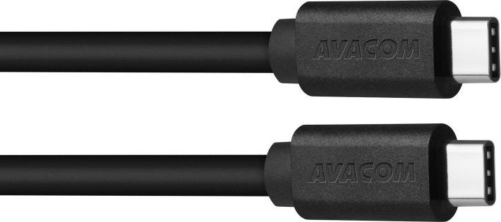 Kabel USB Avacom USB-C - USB-C 1 m Czarny (DCUS-TPCC-P10B)