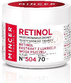 Mincer Pharma Retinol Krém proti vráskám - mastný 70+ č. 504 50ml