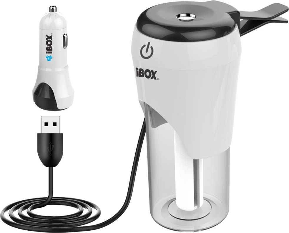 IBOX nabíjačka AUTONABÍJAČKA 2X USB 3.1 SO ZVLHČOVAČOM VZDUCHU