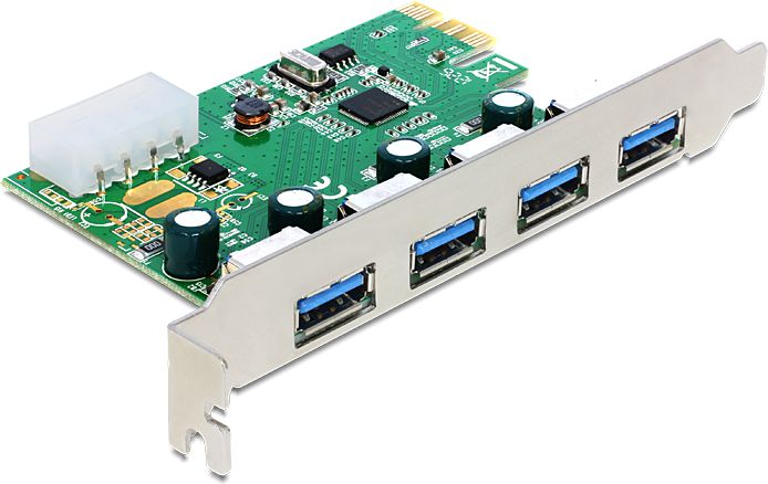 IO Delock PCIe 4x USB 3.0