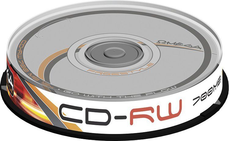Omega CD-RW 700 MB 12x 10 kusů (56243)