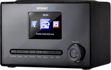 Radio internetowe X100 LCD kolor 3,2"" czarne
