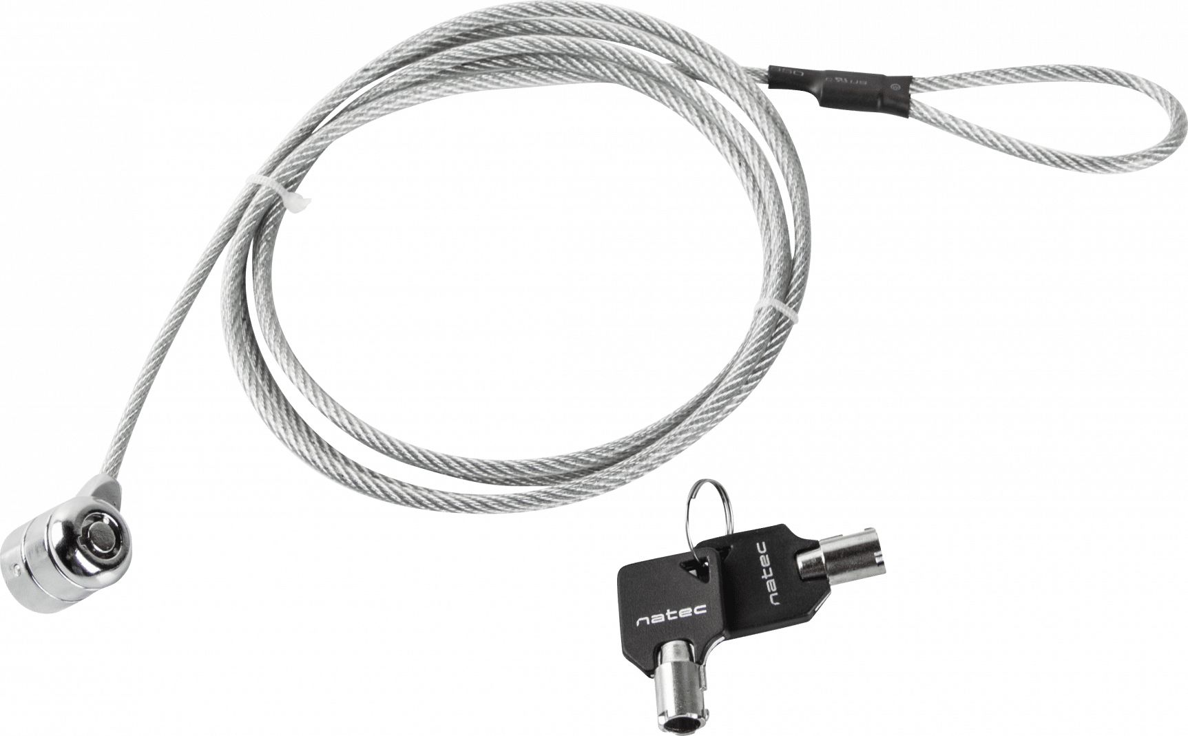 Bezpečnostní kabel Natec Bezpečnostní kabel notebooku LOBSTER KEY (NZL-0225)