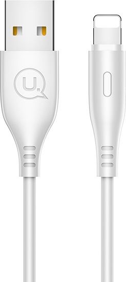 Usams USAMS USB kabel U18 lightning 2A Fast Charge kabel 1m bílý/bílý SJ266USB02 (US-SJ266)