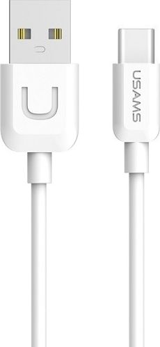 Usams U-Turn USB-C USB kabel 1m bílá/bílá 2A TCUSBXD02 (US-SJ099)