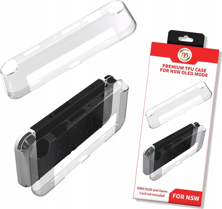 JYS Cover Case Case pre Nintendo Switch Oled Transparent