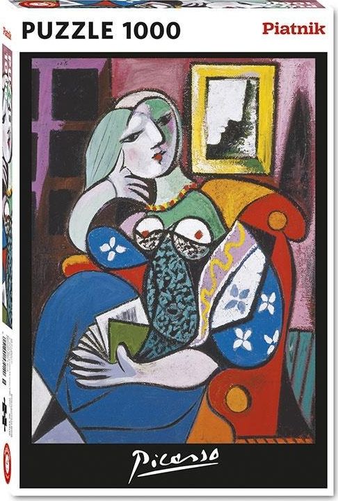 Piatnik Puzzle 1000 - Picasso, žena s knihou PIATNIK
