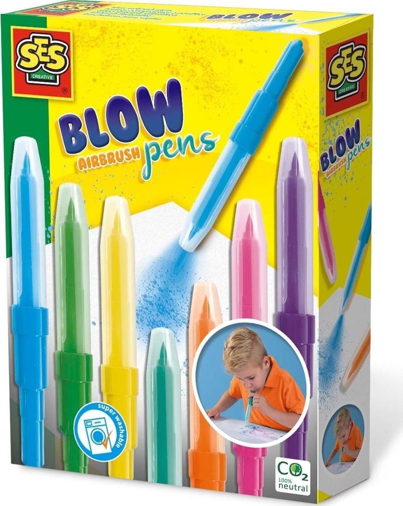 SES Kreativní zábava - Barvení s foukáním