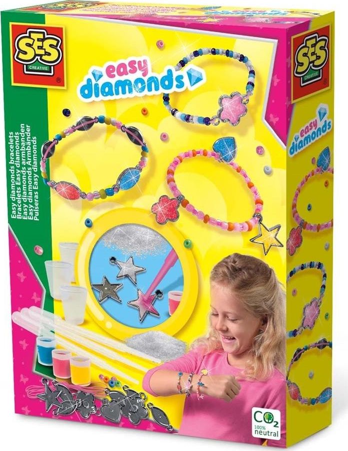 SES Jednoduché náramky s diamanty