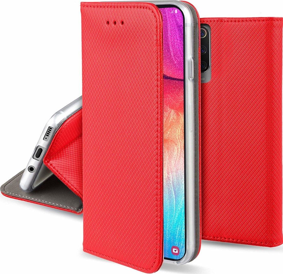 Púzdro Smart Magnet book Sam S21 FE červené/ed