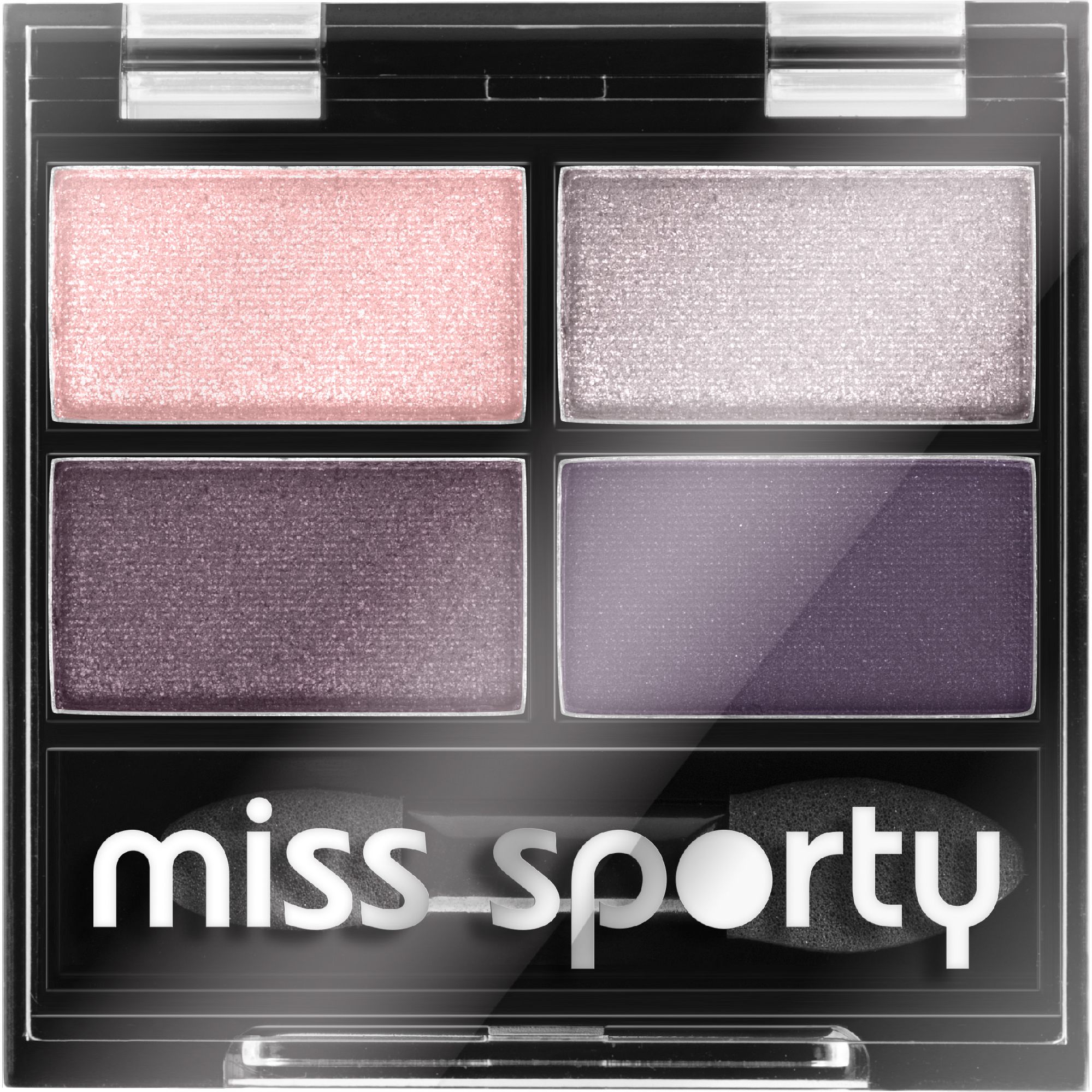 Slečna Sporty Quattro Studio Pochal Shadows for Eyelids 402 Smoky Green Eyes 5G