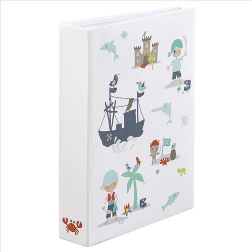 Fotoalbum Hama memo PIRATE TRAVEL 10x15/200, popisové štítky, zasouvací