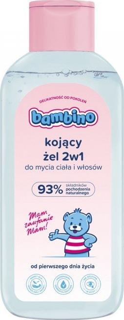 Bambino Bambino_ 2in1 gel pro mytí těla a vlasů od prvního dne života 400 ml