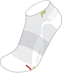 Pojistka FUSE RUNNING P 200 pánské ponožky, bílé, velikosti 47-49