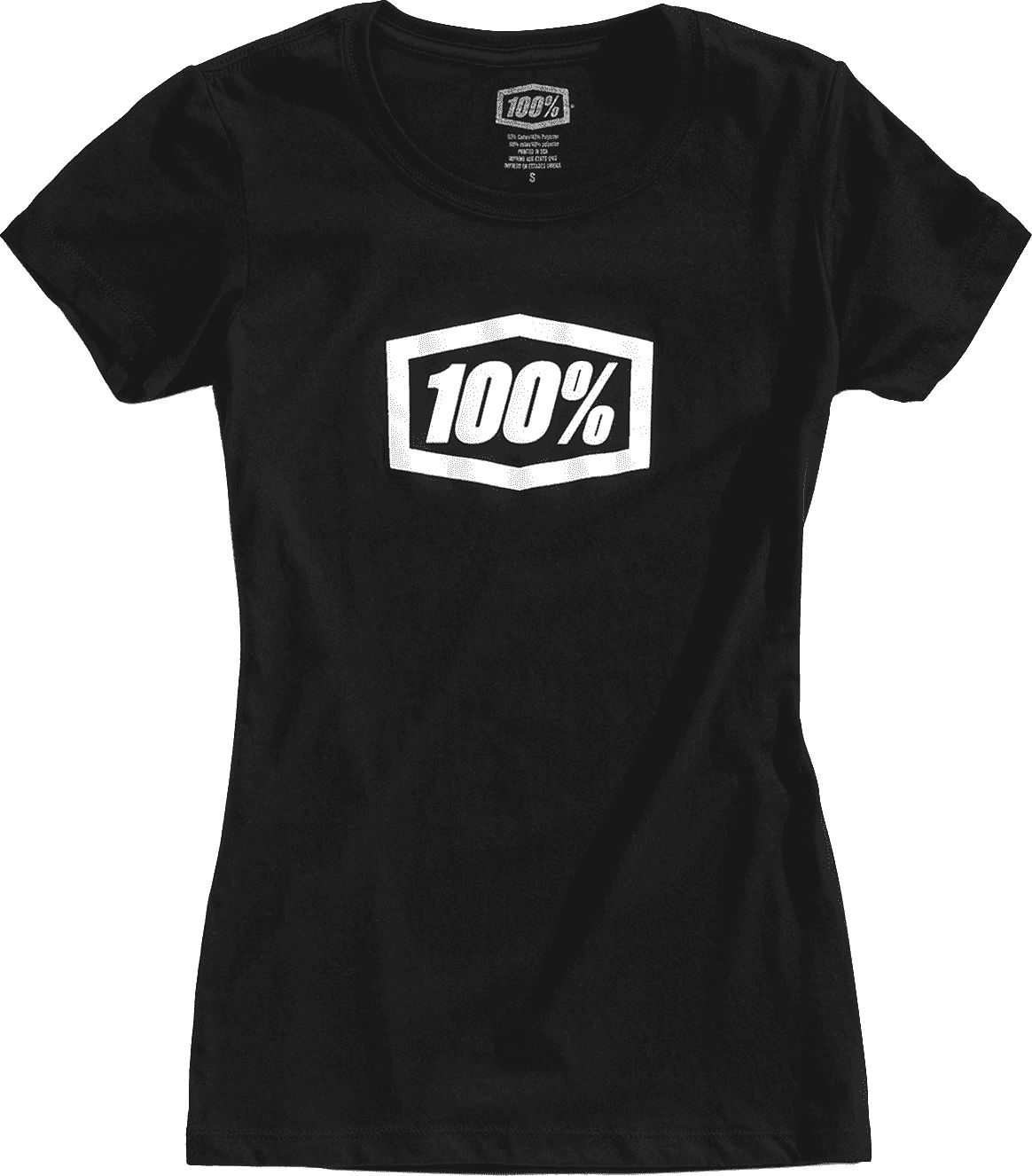 100% Koszulka damska Essential Black r. S