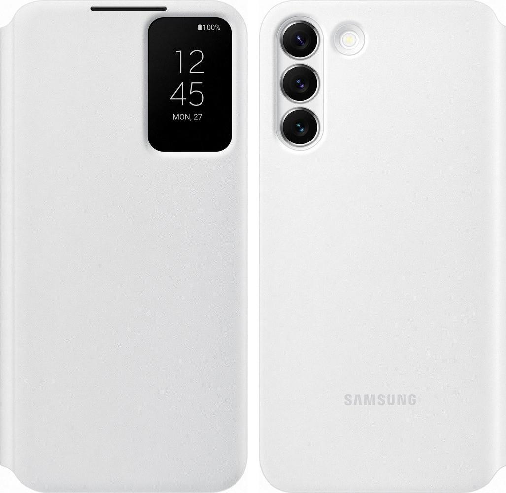 Samsung Flipové pouzdro Clear View pro Samsung Galaxy S22+ White