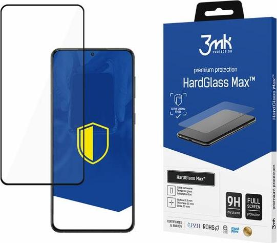 Ochranné sklo HardGlass Max Samsung S22 S901 Black