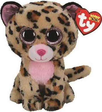 YOU INC. TY BEANIE BOOS LIVVIE hnědá/růžová leopard 24cm 36490 TY