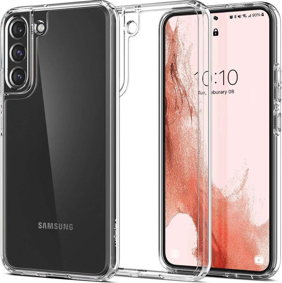 Ochranný kryt Spigen Ultra Hybrid pro Samsung Galaxy S22 transparentní