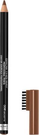 RIMMEL_Brow This Way Brow tužka na obočí se štětečkem 006 Brunette 0,25g
