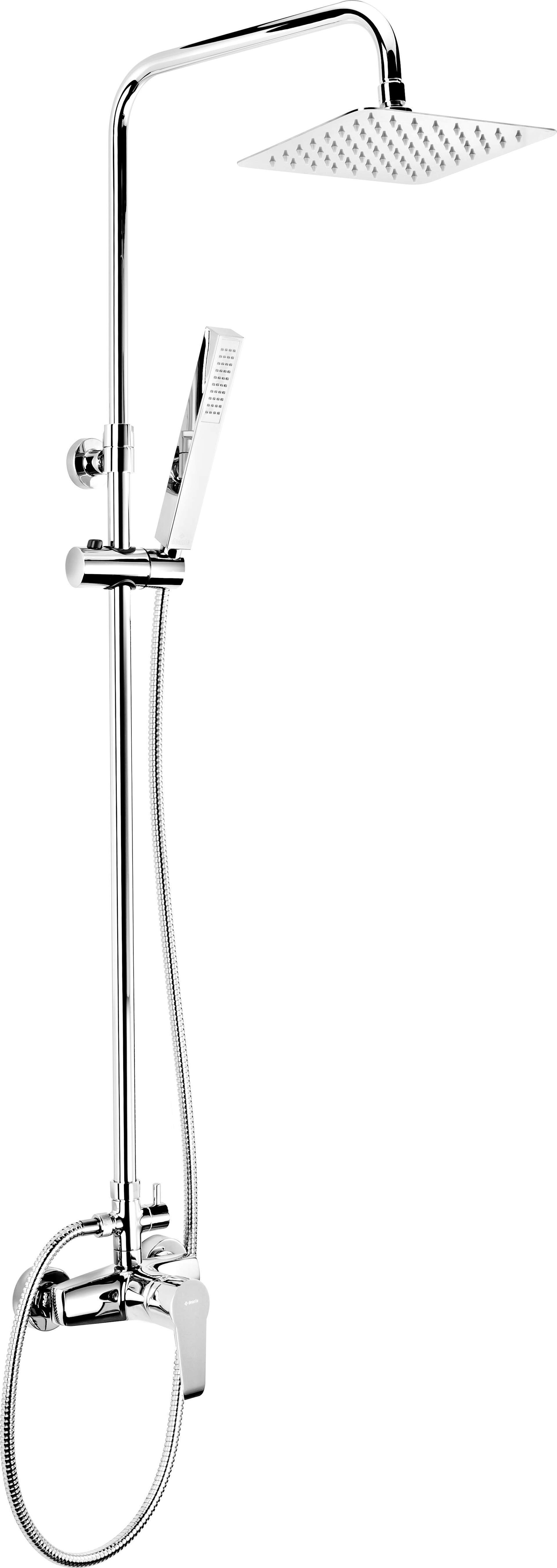 Dažďová sprcha Deante CASCADA CHROME PIVOŇA NÁMESTNÝ S NEPÁLOM. MIXER