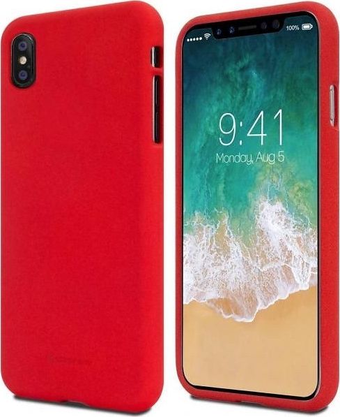 Mercury Mercury Soft iPhone 12/12 Pre 6.1 červený/červený