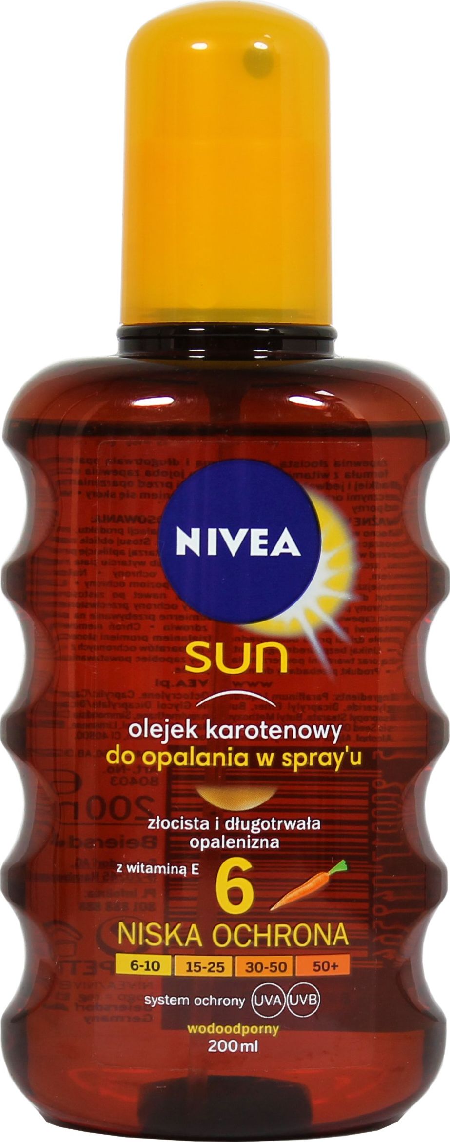 Nivea NIVEA_Sun olej na opaľovanie v spreji SPF6 200ml