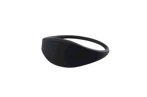 Fitness náramek čipový Sillicon rubber Lite Mifare S50 1kb, černá