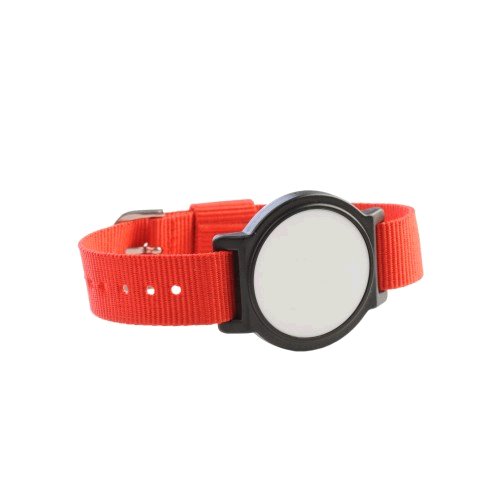 Fitness náramek čipový Wrist-Fit Mifare S50 1kb, červený
