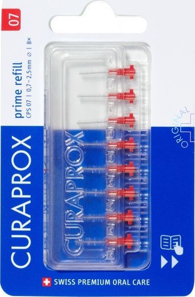 Curaprox Curaprox Prime Refill CPS 0,7 - 2,5 mm Mezizubní kartáček 8 ks