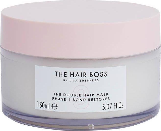 The Hair Boss THE HAIR BOSS_SET Lisa Shepherd The Double Hair Mask Phase 1 a 2 keratinové hydratační masky obnovující strukturu vlasů 2x150ml