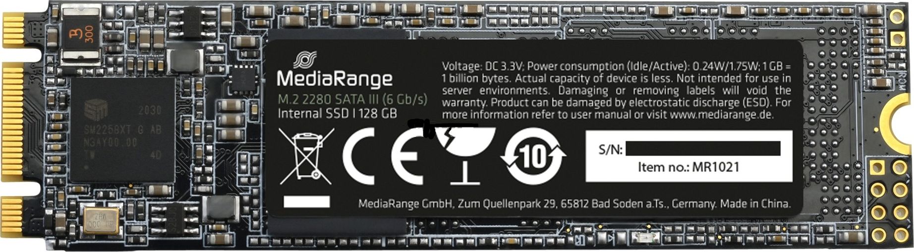 MR1021 128 GB, SSD