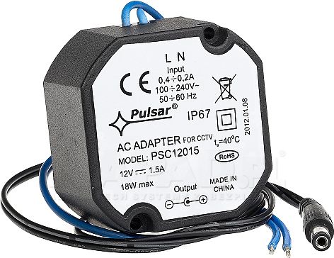 Power supply PULSAR PSC12015 PSC 12V/1 5A/62MM pulse