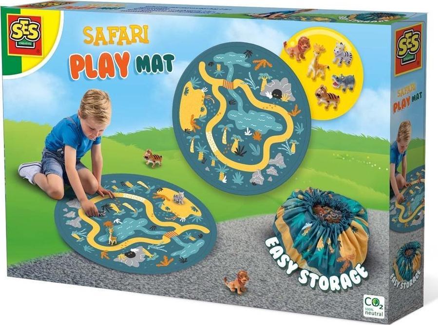 Hrací podložka a taška SES Safari 2v1